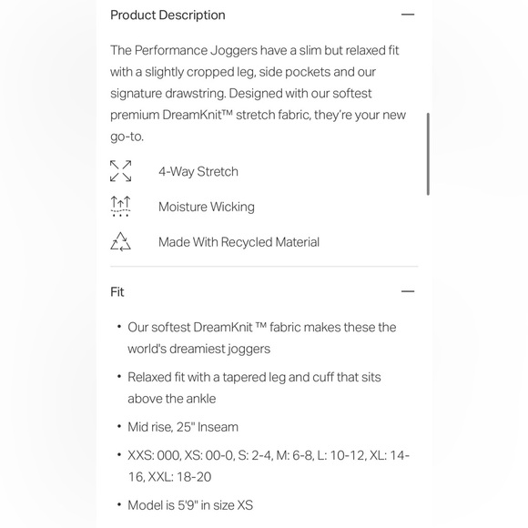 Vuori NWT Performance Jogger Midnight Heather Size M - Picture 5 of 13